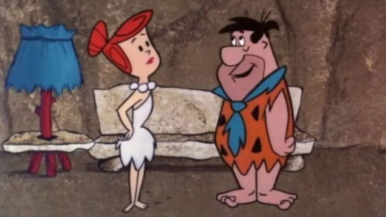 Wilma and Fred speaking