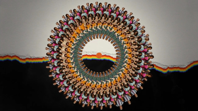 Kaleidoscope imagery for the title sequence of Mixed-ish