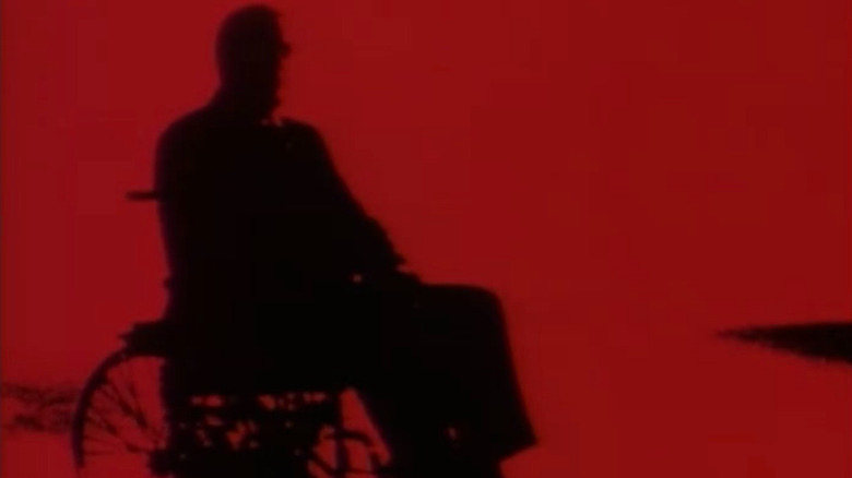Silhouette of Chief Ironside (Raymond Burr) on Ironside