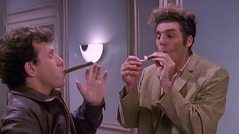 Kramer talks to Paul Buchman in "Mad About You"