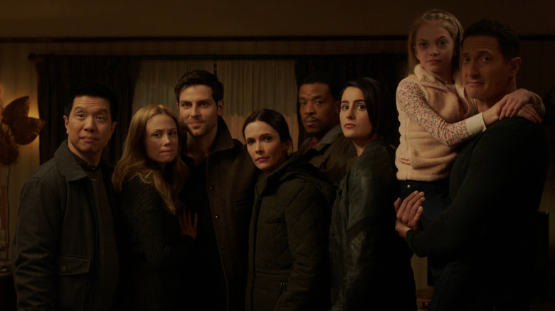 Wu, Adalind, Nick, Eve, Hank, Trubel, Diana and Renard in Grimm