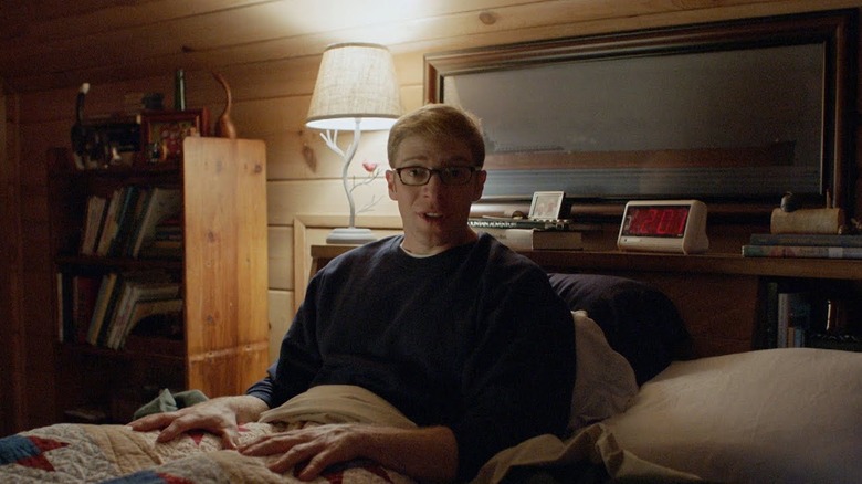 Joe Pera in bed talking on "Joe Pera Talks With You."