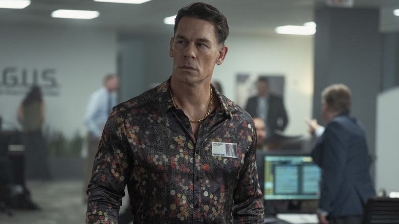 John Cena as Peacemaker in the ARGUS offices in Peacemaker season 2