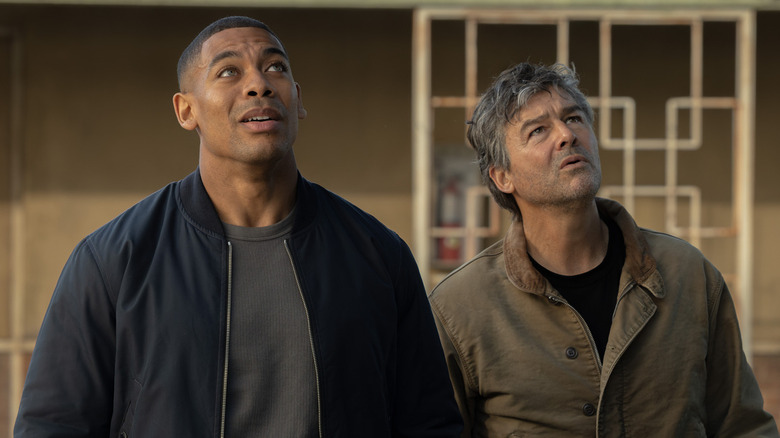 John Stewart and Hal Jordan in Lanterns Episode 2