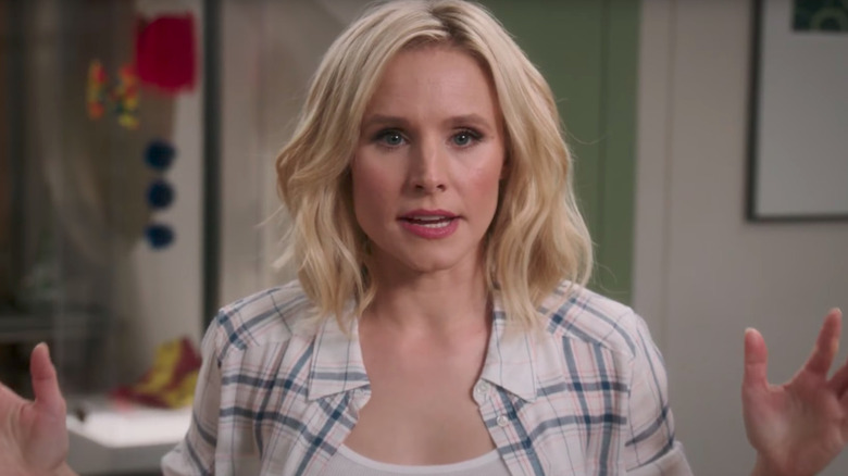 Eleanor staring ahead in The Good Place