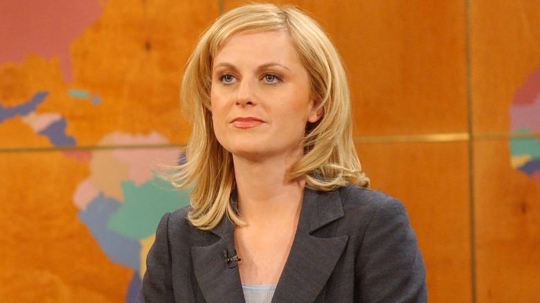 Amy Poehler hosting Weekend Update on SNL