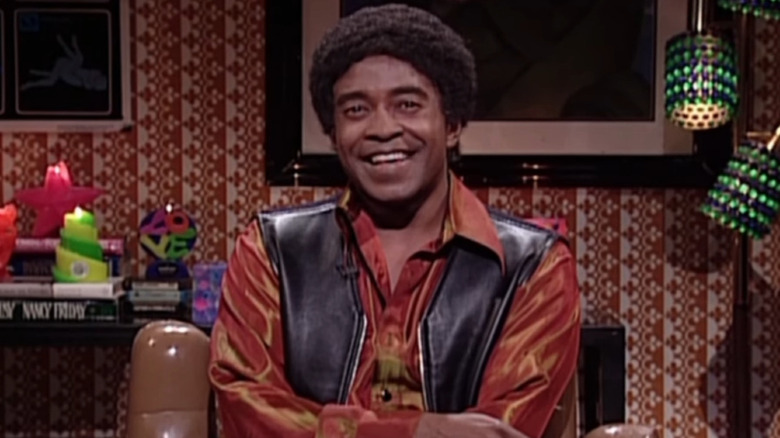 Tim Meadows as the Ladies' Man smiling on SNL