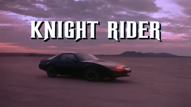 The title card for "Knight Rider"