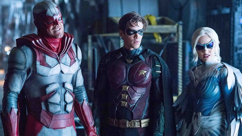 Hawk, Robin, and Dove in Titans