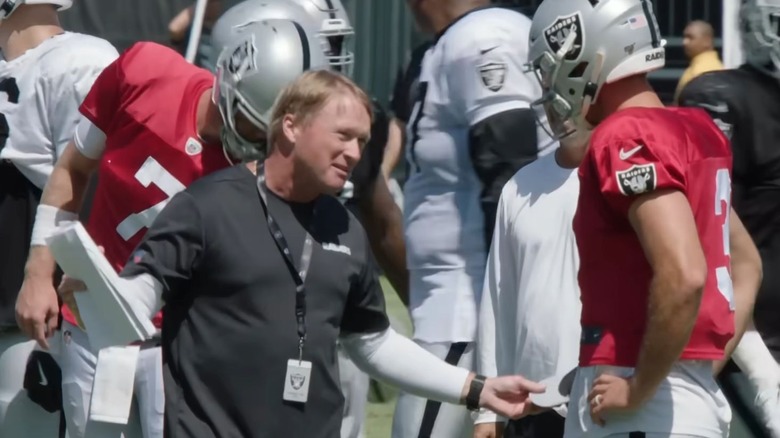 Jon Gruden coaching the Raiders on Hard Knocks