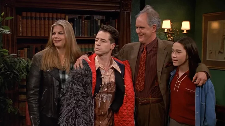 Sally, Harry, Dick, and Tommy in "3rd Rock From The Sun"
