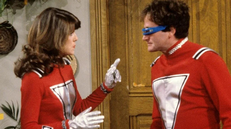 Mindy and Mork in "Mork & Mindy"