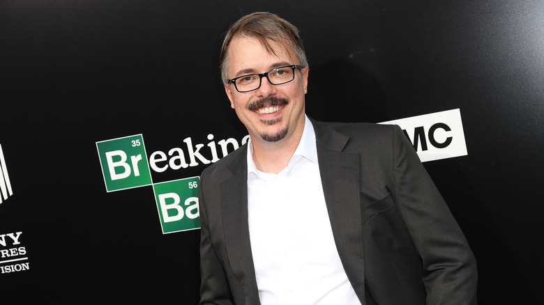 Vince Gilligan at the premiere event for the "Breaking Bad" finale in 2013