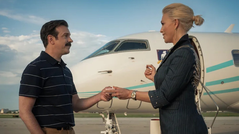 Ted and Rebecca in Ted Lasso Season 4