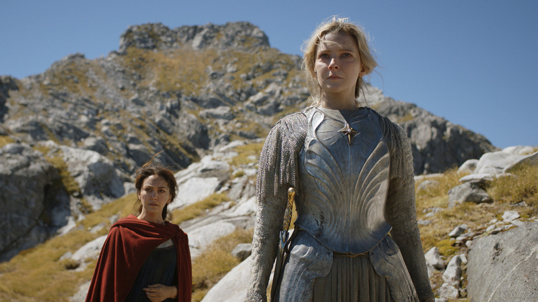 Galadriel and Míriel in the Southlands in "The Lord of the Rings: The Rings of Power" (2022)