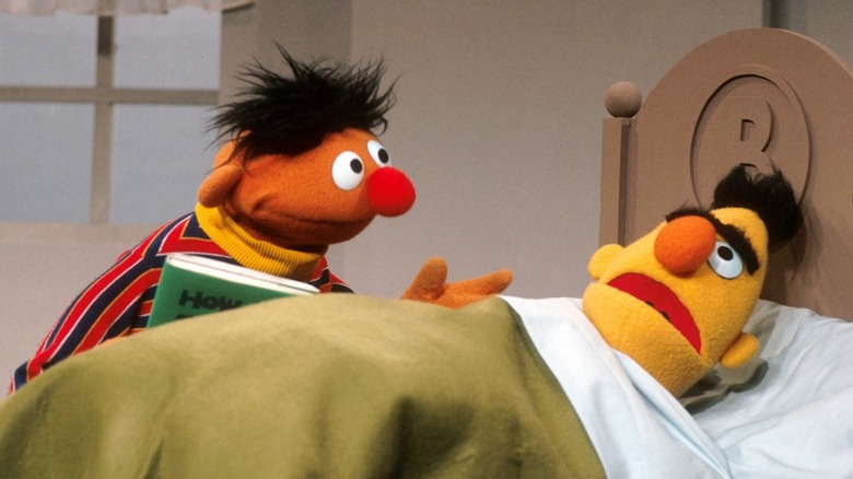 Bert and Ernie on Sesame Street