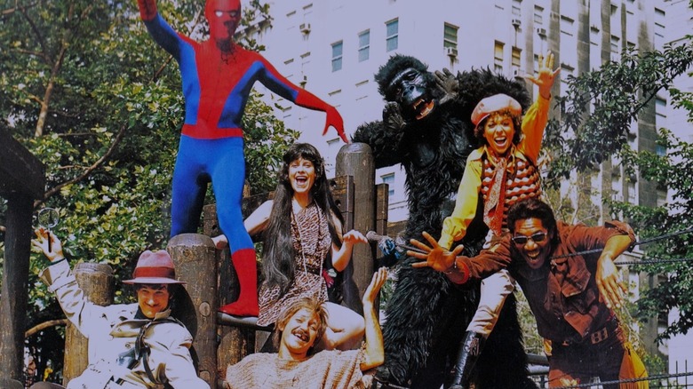 The cast of The Electric Company in Season 3, Episode 1