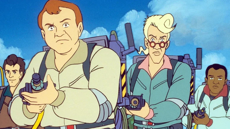 Peter Venkman, Ray Stantz, Egon Spengler, and Winston Zeddemore on The Real Ghostbusters