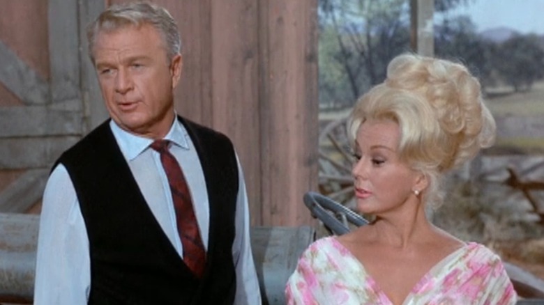 Oliver Wendell Douglas and Lisa Douglas on "Green Acres"