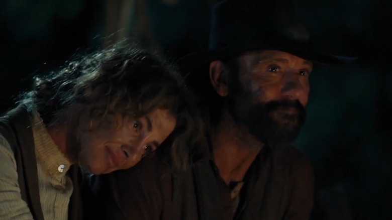 Margaret and James Dutton on "1883"