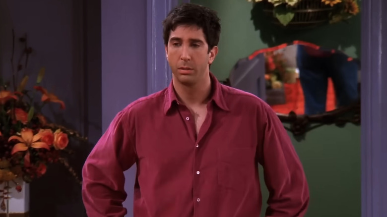 Friends, Ross reflecting on his high school make-out session with the librarian