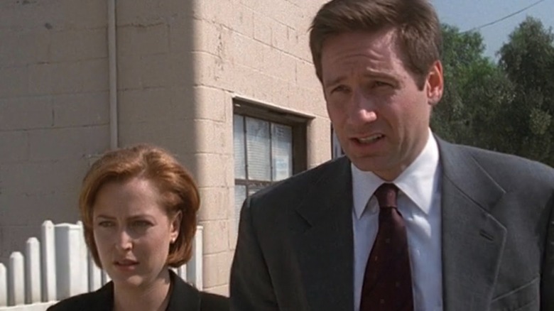 Dana Scully and Fox Mulder on "The X-Files"