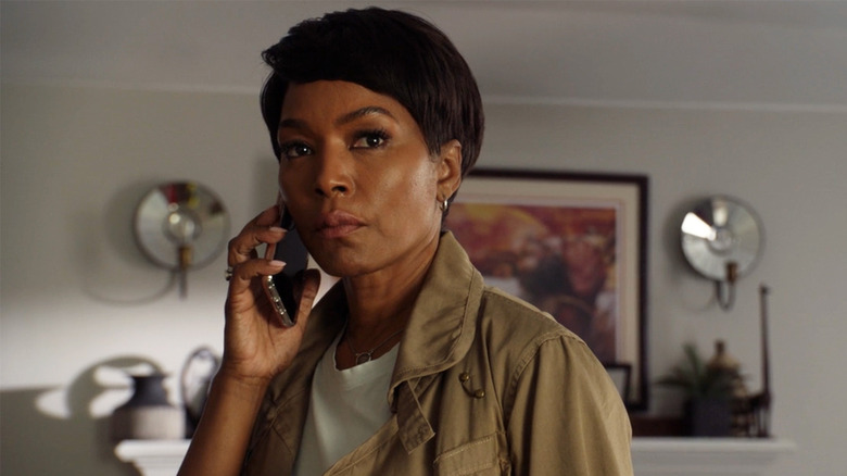 Angela Bassett as Athena in 9-1-1 Season 3 Episode 7