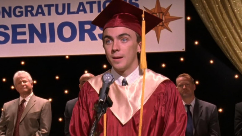Frankie Muniz gives a speech at graduation in "Malcolm in the Middle."