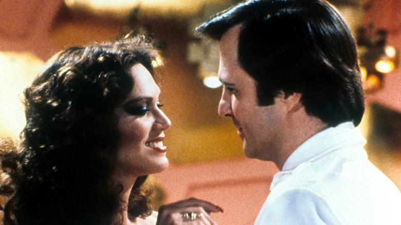 Buck Rogers gets close to Wilma Deering in Buck Rogers in the 25th Century (1979)