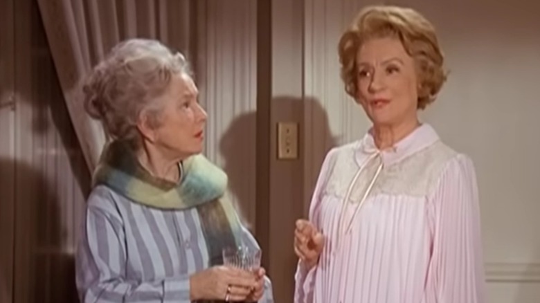 Helen Hayes and Mildred Natwick in "The Snoop Sisters"