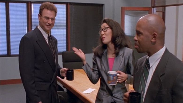 Arliss Michaels, Rita Wu, and Stanley Babson in "Arli$$"