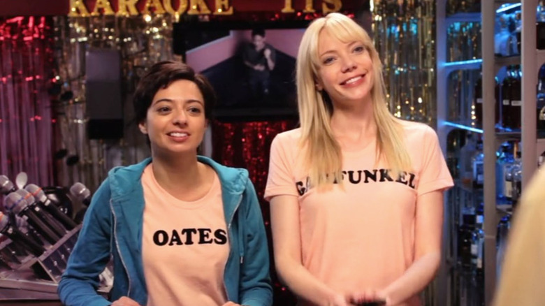 Kate Micucci and Riki Lindhome in "Garfunkel and Oates"
