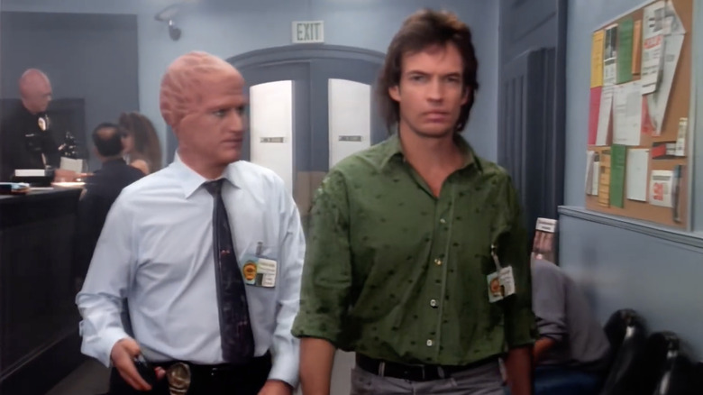 Gary Graham and Eric Pierpoint in the "Alien Nation" TV show.