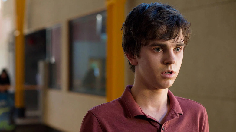 Freddie Highmore as Norman Bates in Bates Motel