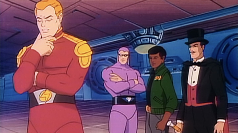 Flash Gordon, the Phantom, and Mandrake the Magician in "Defenders of the Earth"