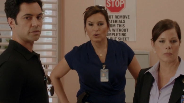 Nick Amaro, Olivia Benson, and Dana Lewis on "SVU"