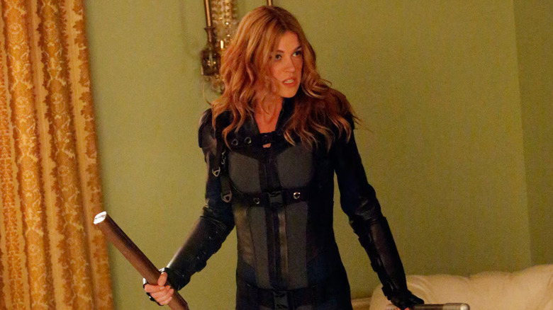 Bobbi Morse looking angry and about to fight from "Agents of S.H.I.E.L.D."