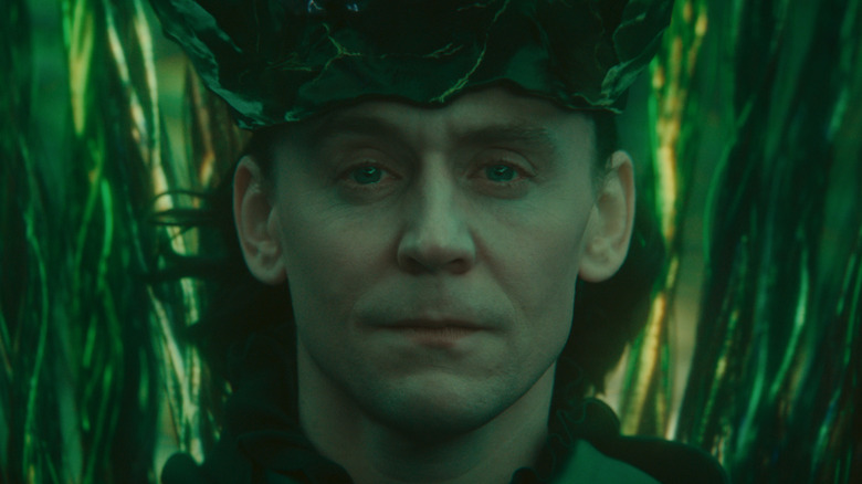 a close-up of Loki inside the multiversal tree in "Loki" Season 2 (2023)