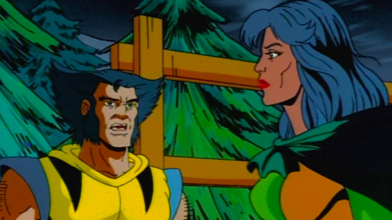 Wolverine speaking to Silver Fox in X-Men: The Animated Series (1992)