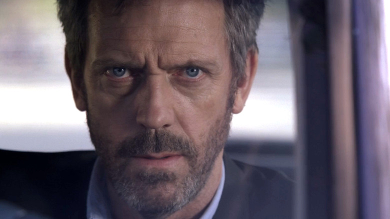 Dr. House in his car in the House Season 7 finale