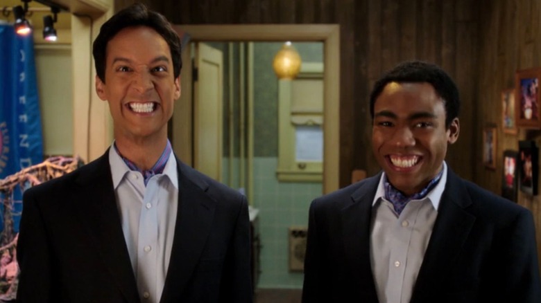 Troy and Abed celebrate their new apartment on Community