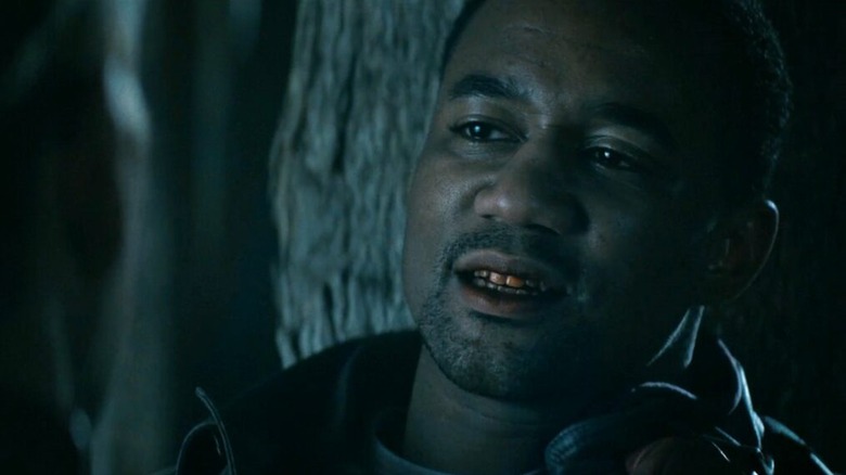 A-Train (Jessie T. Usher) leaning against a tree on "The Boys."
