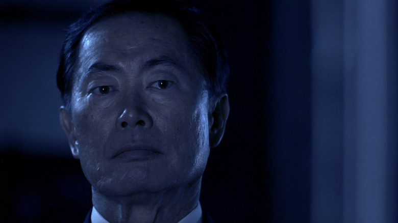 Kaito Nakamura looking off camera with an icy look on his face in Heroes