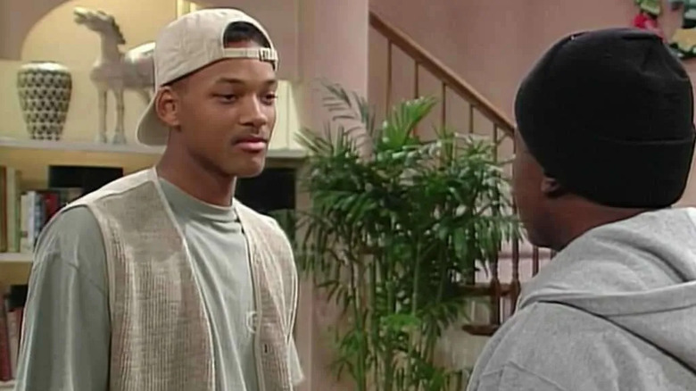 Will Smith as Will on The Fresh Prince of Bel-Air, confronting his father