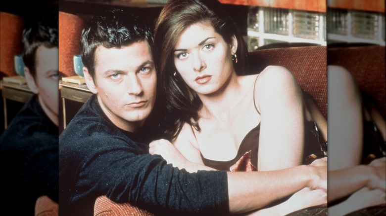 Adam Storke and Debra Messing in the 1998 NBC series Prey