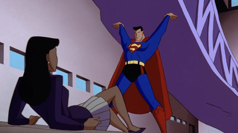 Lois Lane and Superman on Superman: The Animated Series