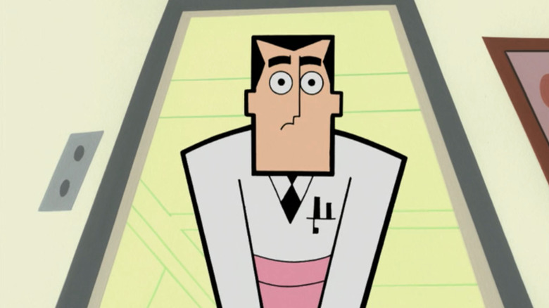 Professor Utonium looking shocked in "The Powerpuff Girls" (1998)