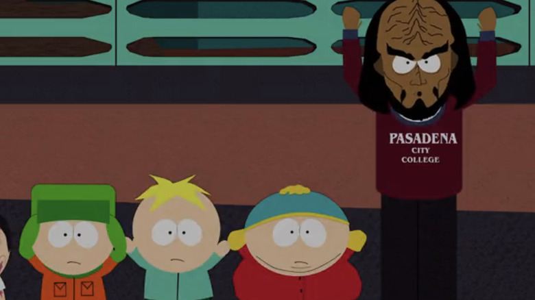 "Star Trek" actor Michael Dorn in "South Park"