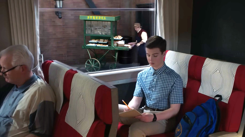 Young Sheldon, Sheldon on a bus in Germany