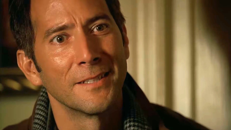 Desmond looking frantic in "Lost"